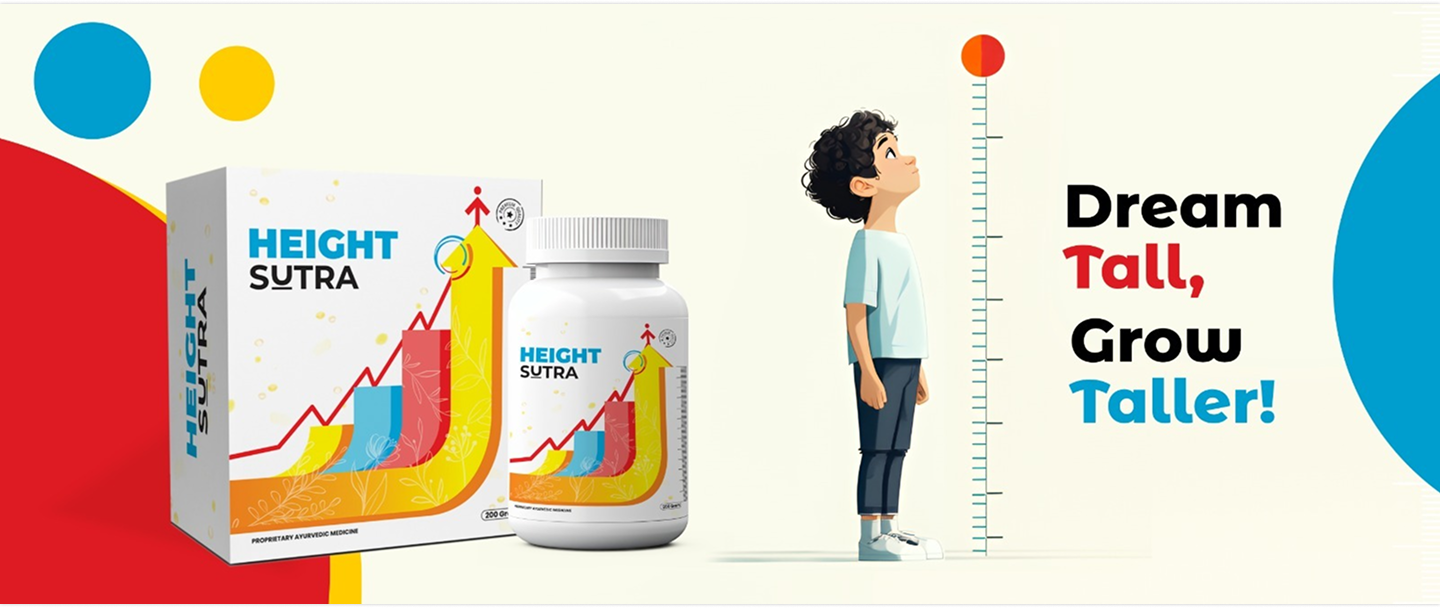 banner of best height growth formula height sutra