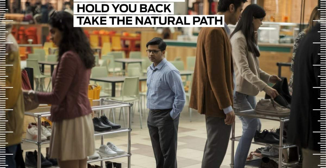 a man is short in height standing in a market